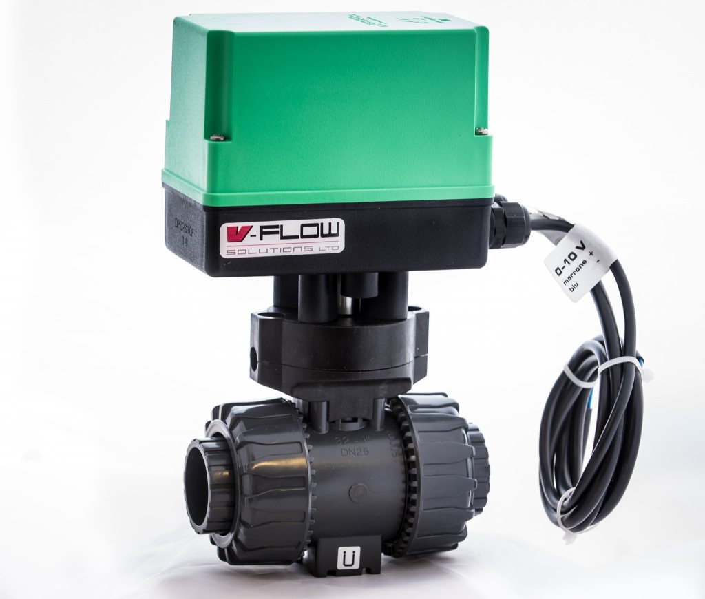 Actuated Plastic Ball Valves Range - V-Flow Solutions