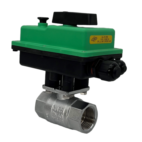 E160 2-way Electrically Actuated Brass Ball Valve (230V AC)