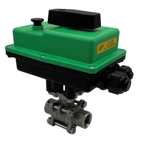 E993 2-way Actuated Stainless Steel Ball Valve (230V AC)