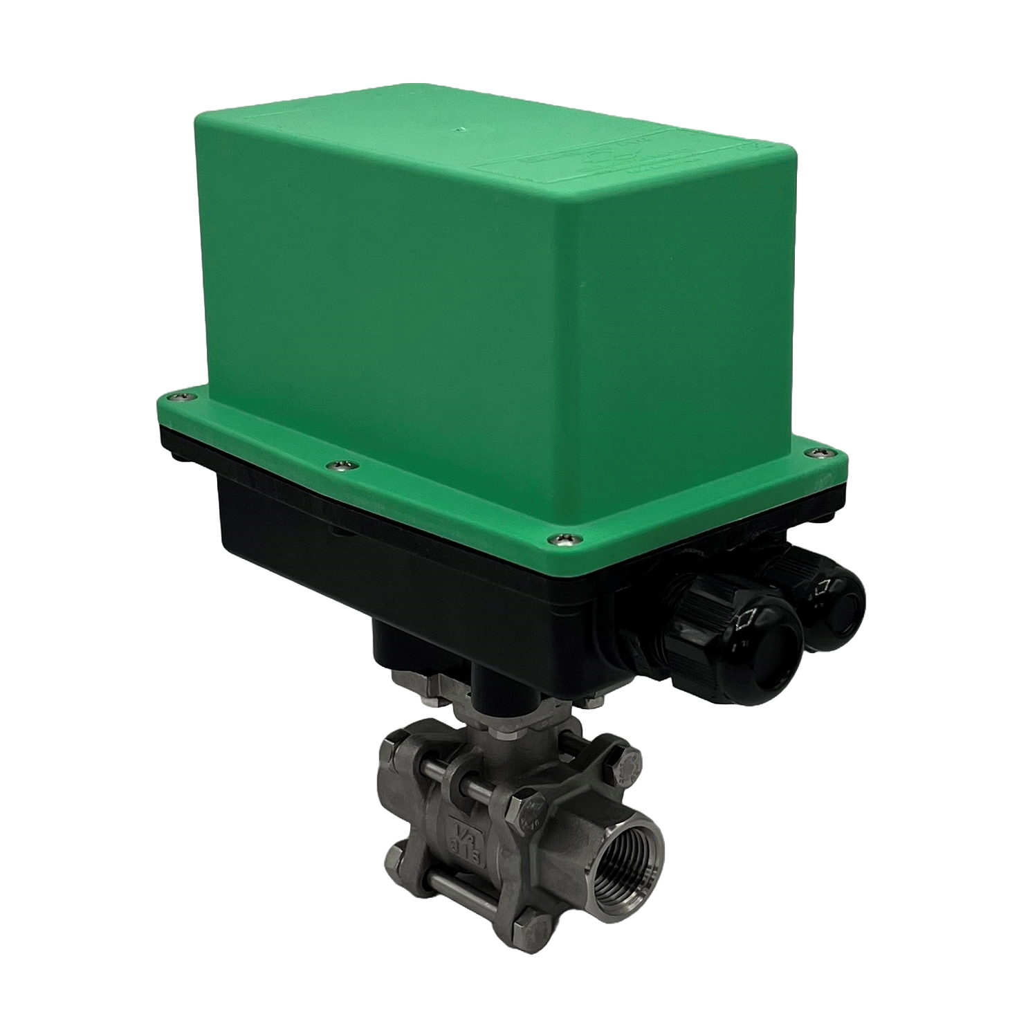 E993 2-way Actuated Stainless Steel Ball Valve (24V)