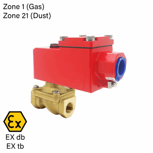 R2MH ⅜", ½", ¾" Brass 2/2 (0 Bar Rated) ATEX
