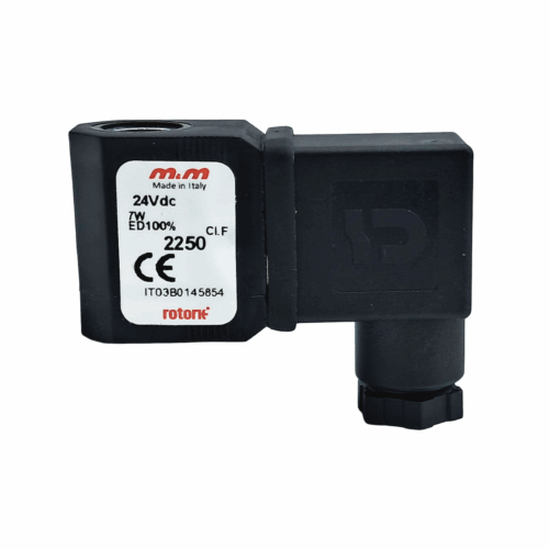 24V DC coil (2250) and DIN connector