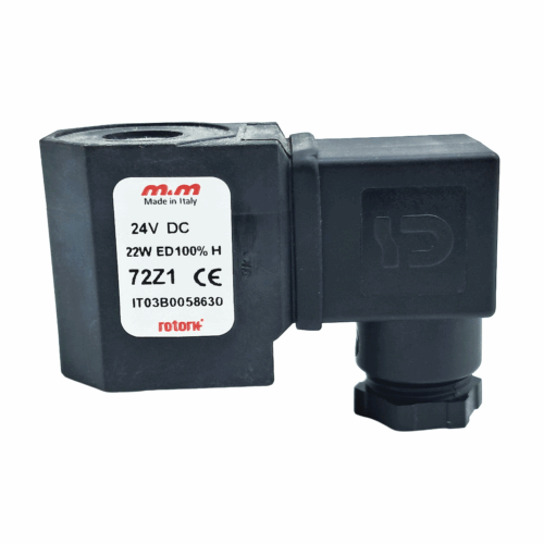 24V DC 22W class H coil (72Z1) and DIN connector