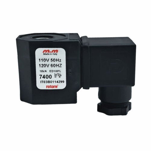 110V AC 50/60Hz coil (7400) and DIN connector