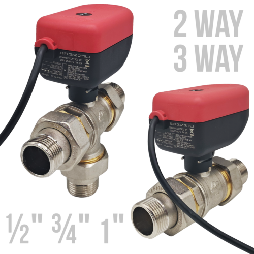 SR2221U 230V AC Sintesi Actuated Ball Valves (1/2", 3/4", 1")